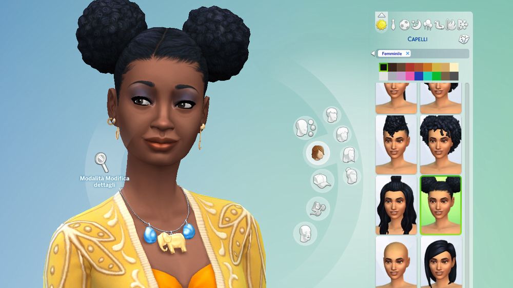 The Sims 4 capelli afro per ragazzi adulti e bambini